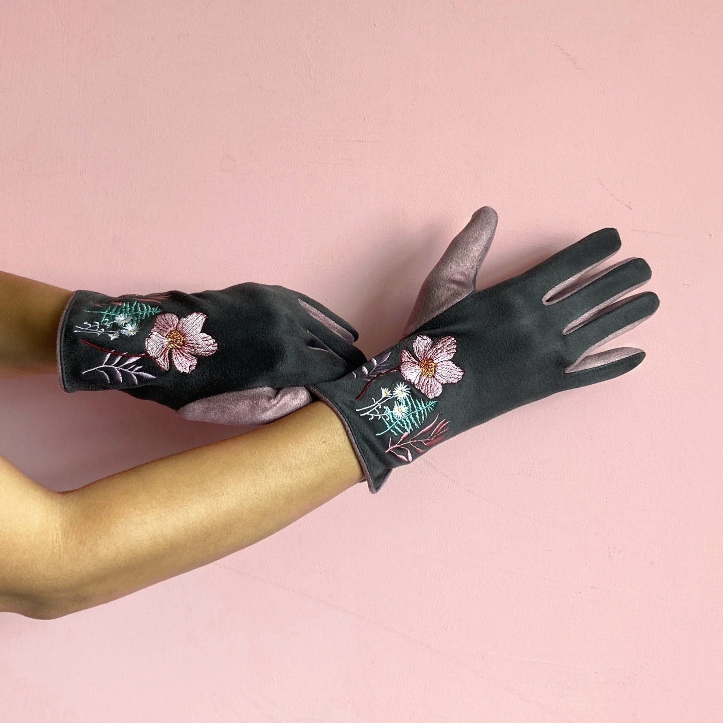 House of Disaster Gloves-Flowers