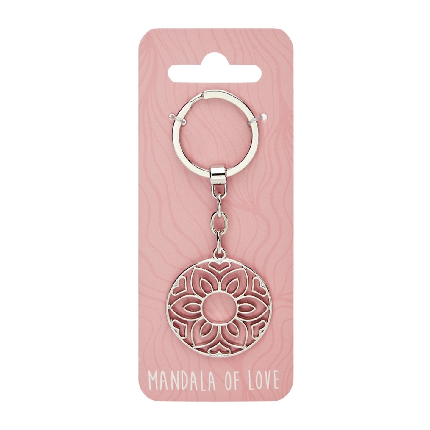 Crystals by HCA Keychain with Symbol Mandala of Love