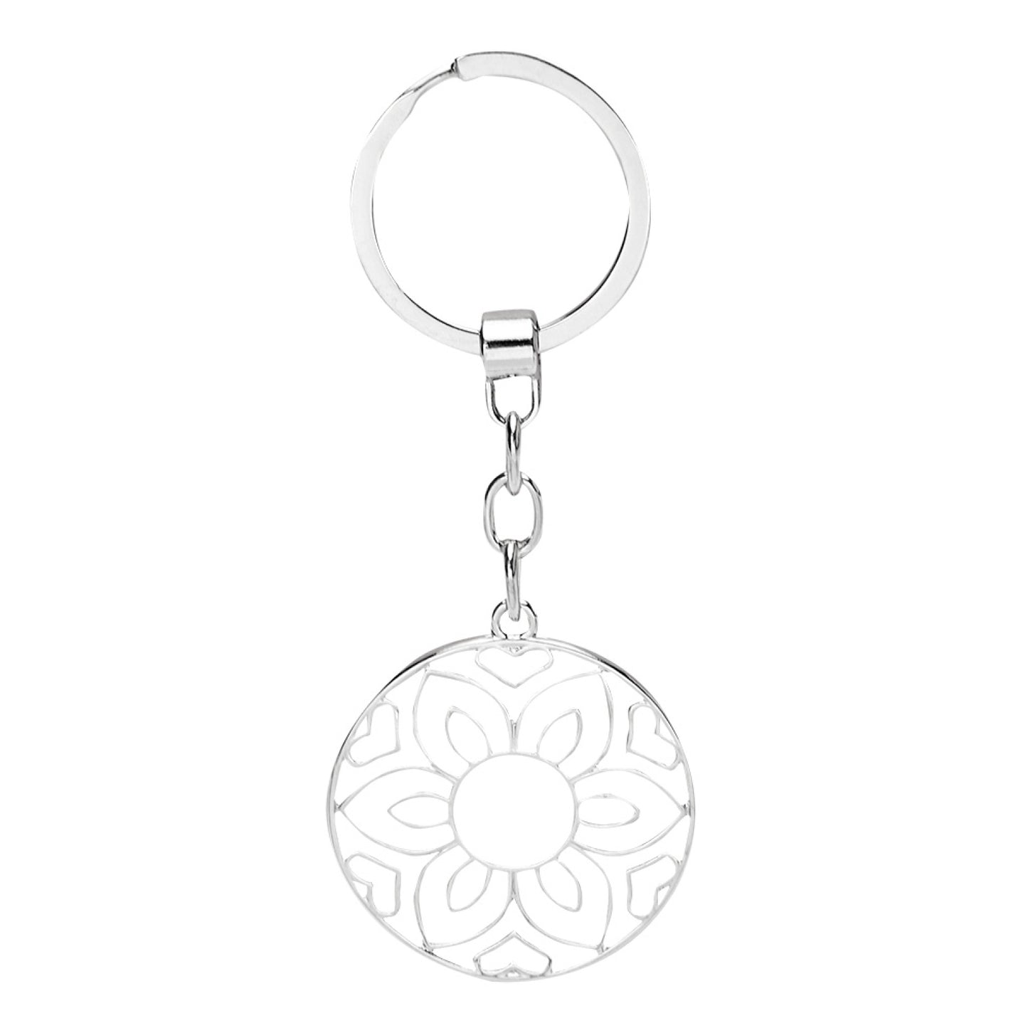 Crystals by HCA Keychain with Symbol Mandala of Love