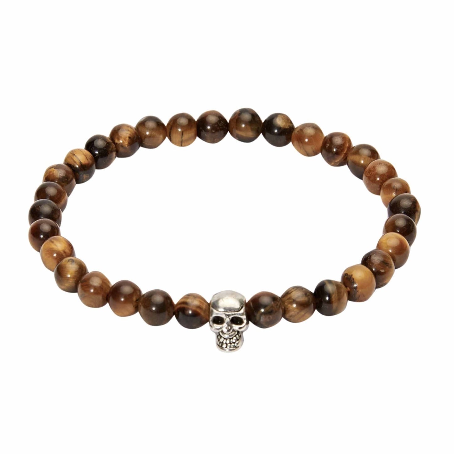 Crystals by HCA Bracelet VIRO Tiger Eye Skull