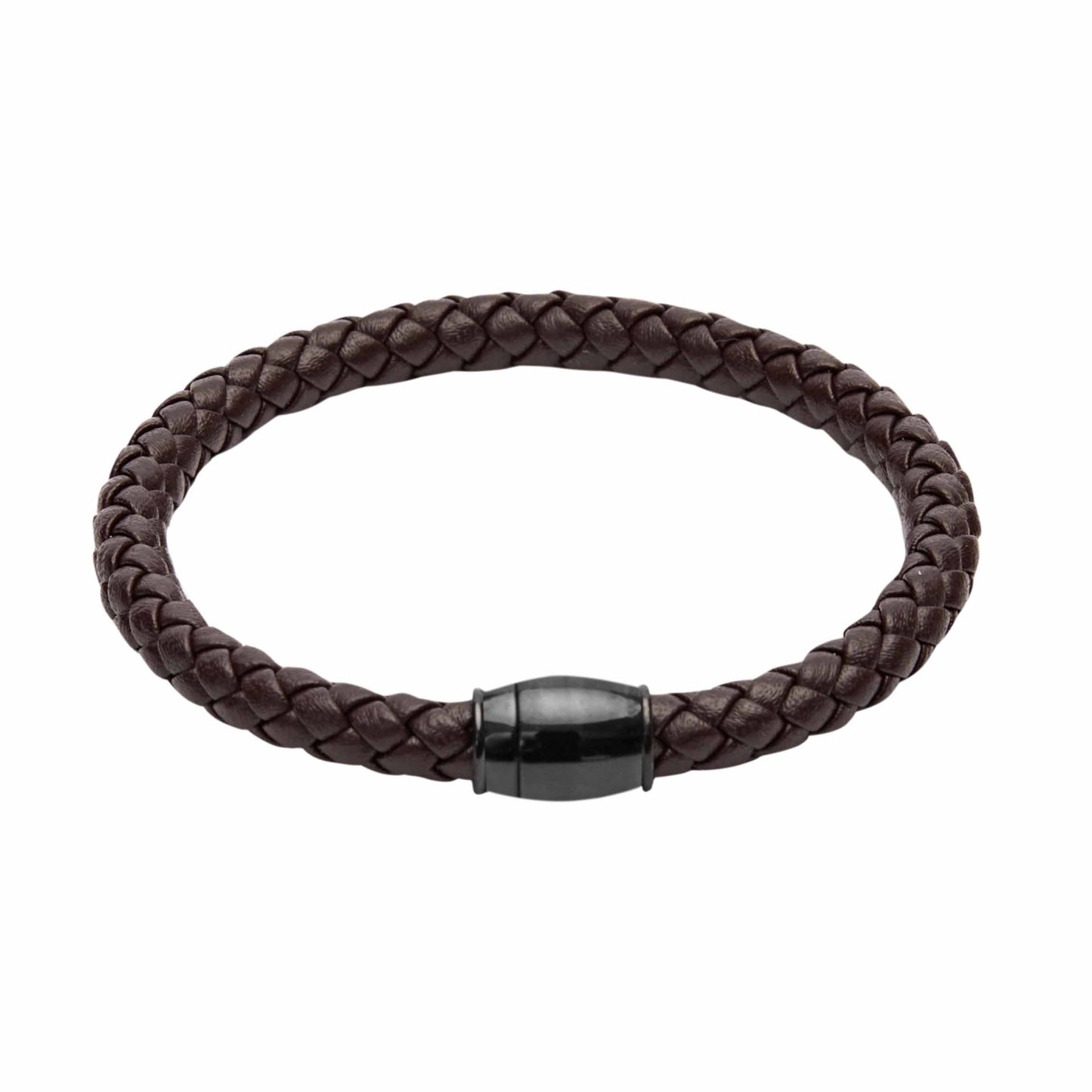 Bransoletka HCA Crystals by VIRO Leather Brown