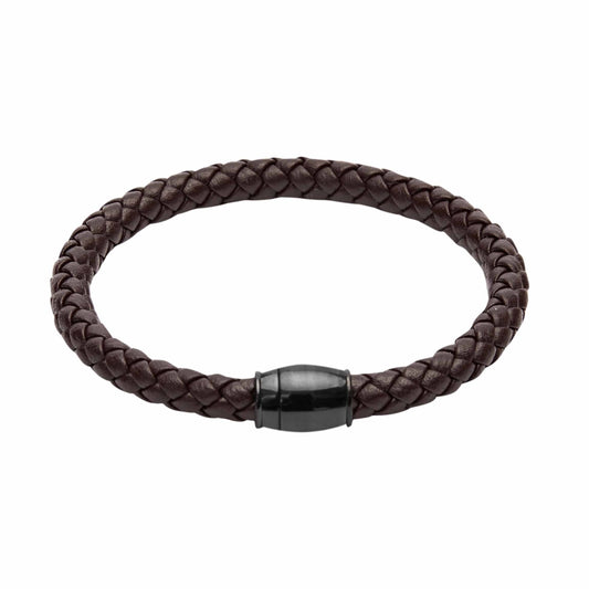 Crystals by HCA Bracelet VIRO Leather Brown