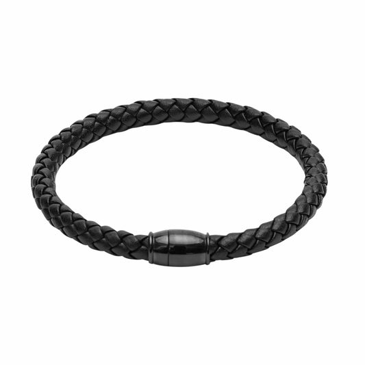 Crystals by HCA Bracelet VIRO Leather Black