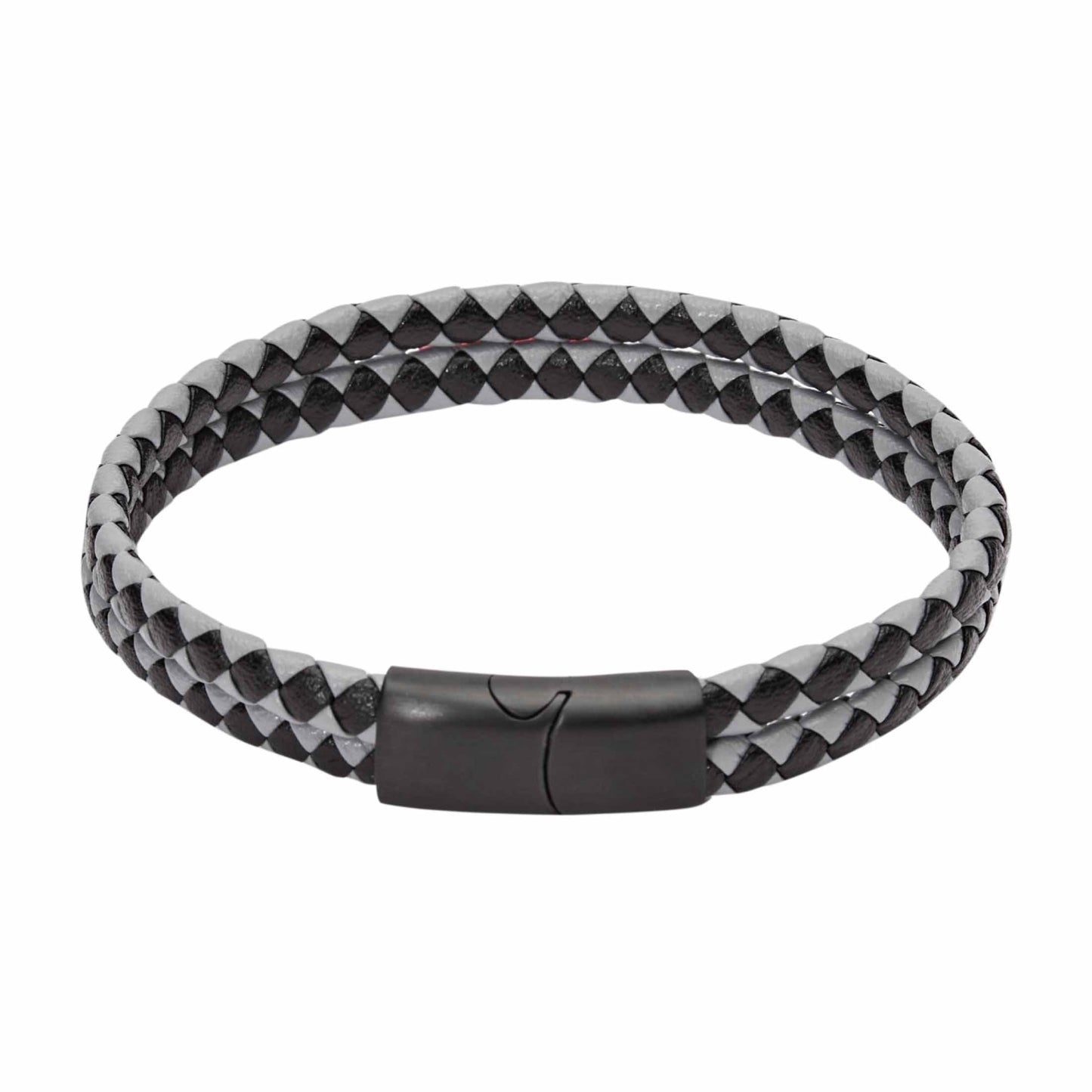 Crystals by HCA Bracelet VIRO double leather black