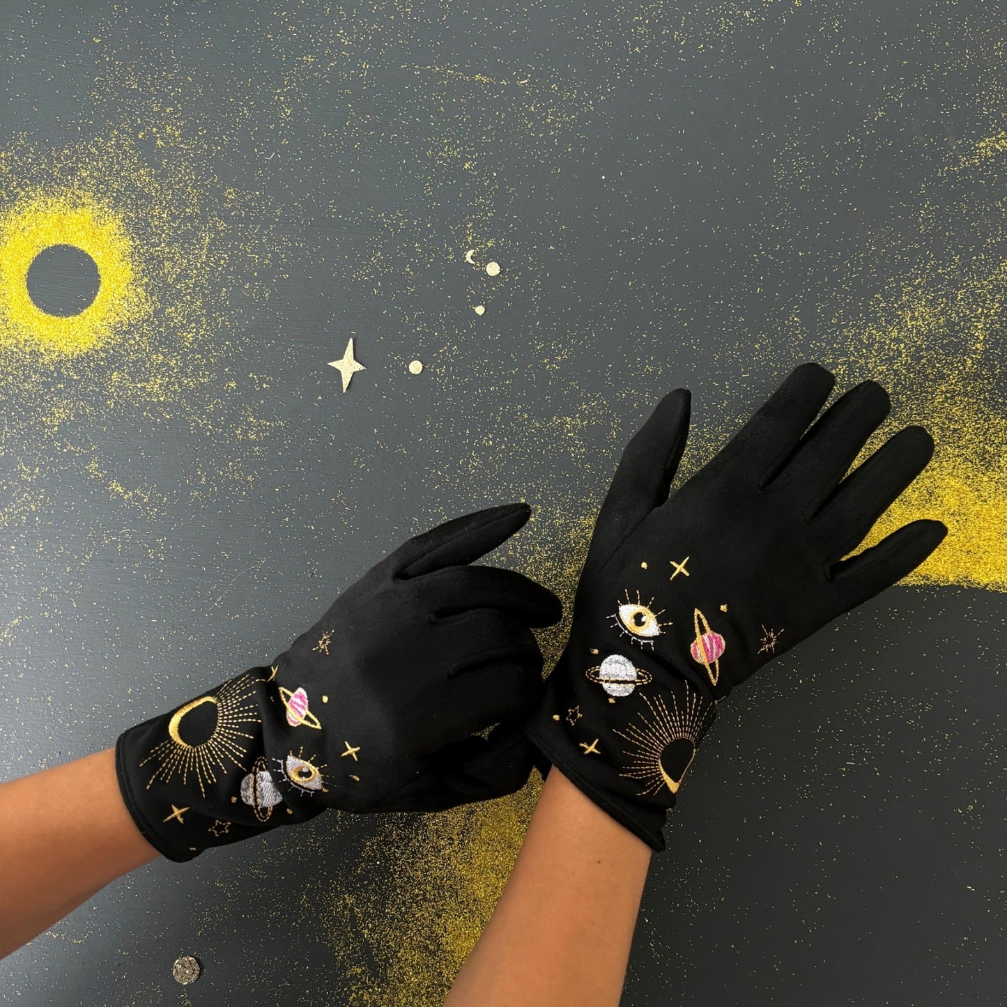 House of Disaster - After Dark - Gloves - Embroidered