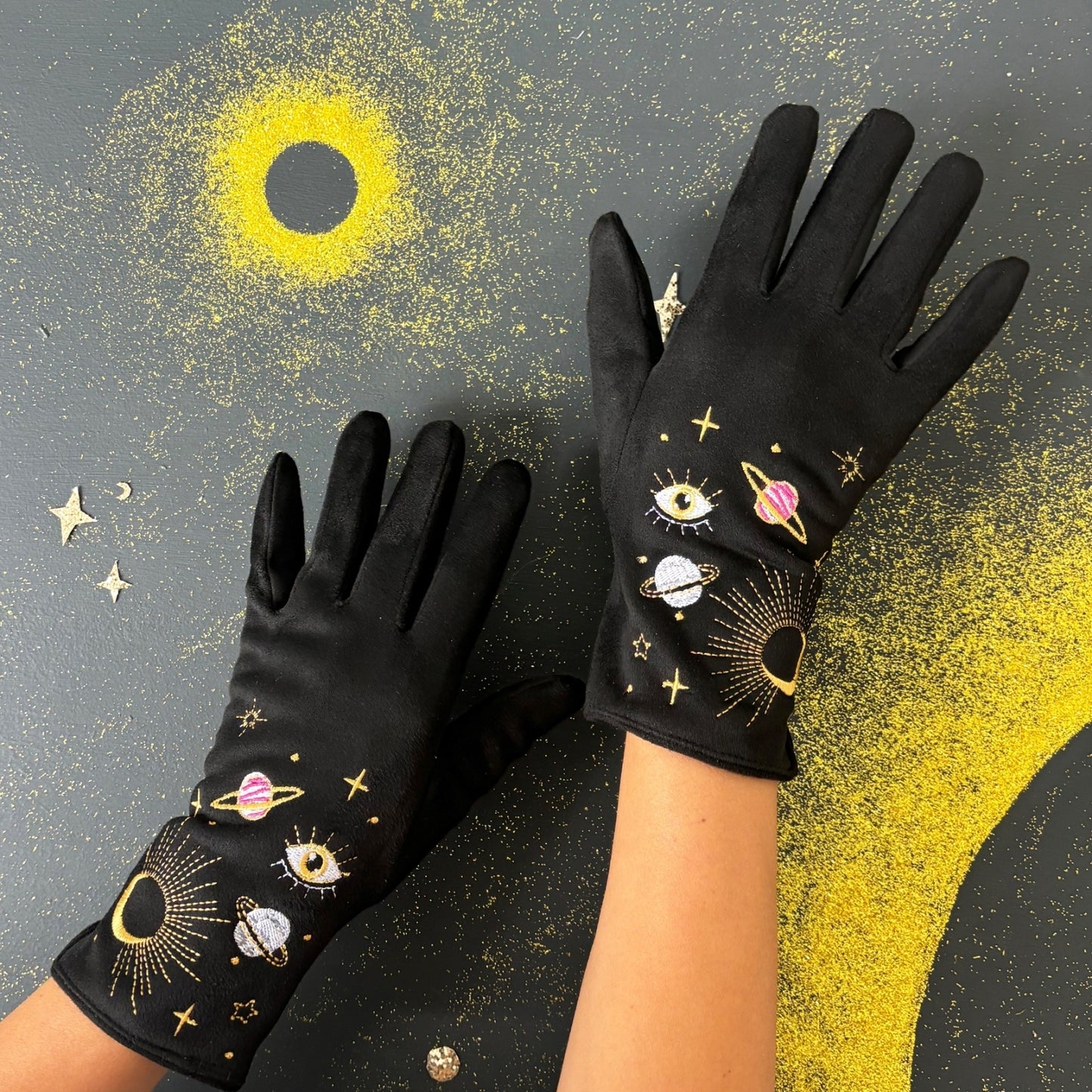 House of Disaster - After Dark - Gloves - Embroidered