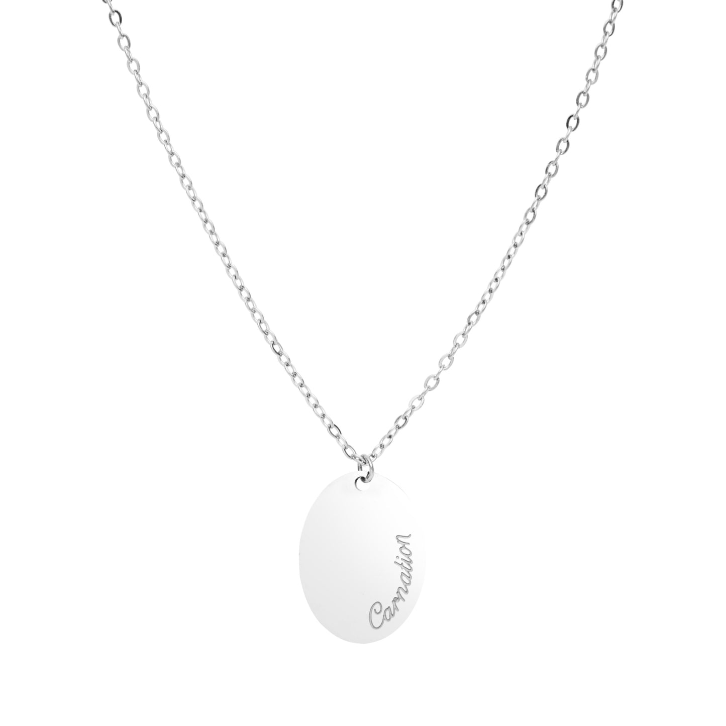 Crystals by HCA-Necklace-Your flower-Carnation-January