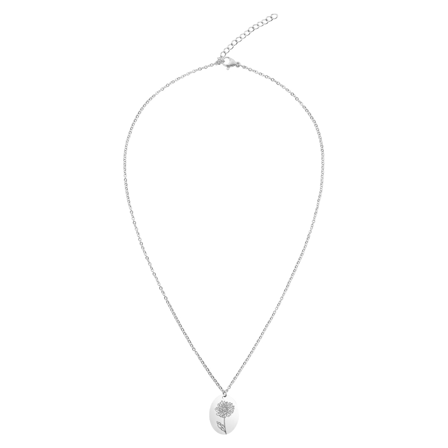 Crystals by HCA-Necklace-Your flower-Chrysanthemum-November
