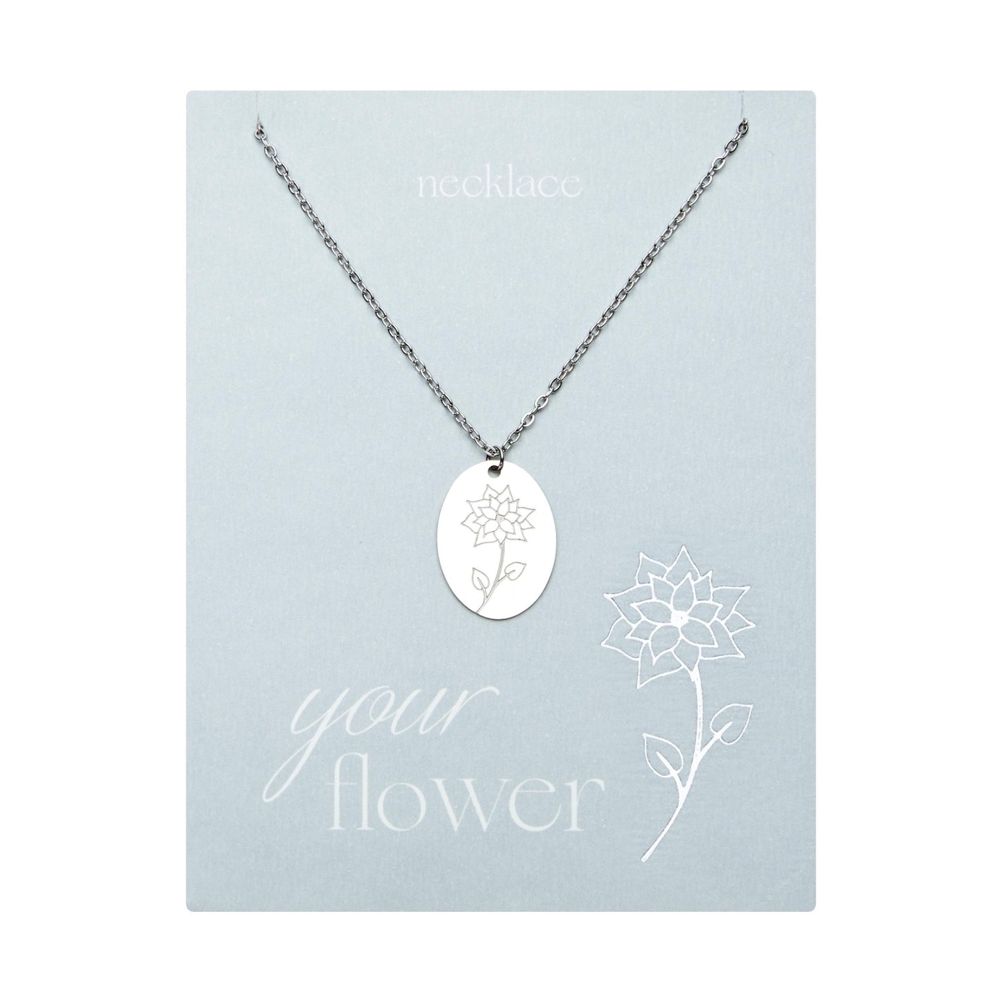 Crystals by HCA-Necklace-Your flower-Christmas star-December