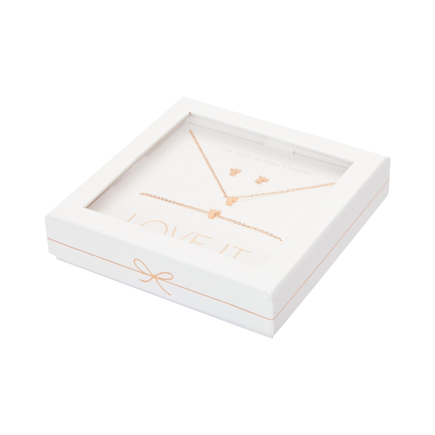 Crystals by HCA Gift Set - Love it. Rose Gold Angel