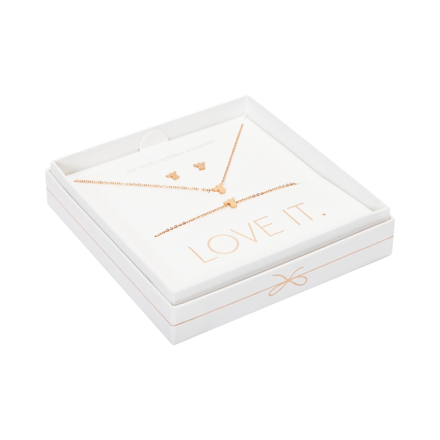 Crystals by HCA Gift Set - Love it. Rose Gold Angel
