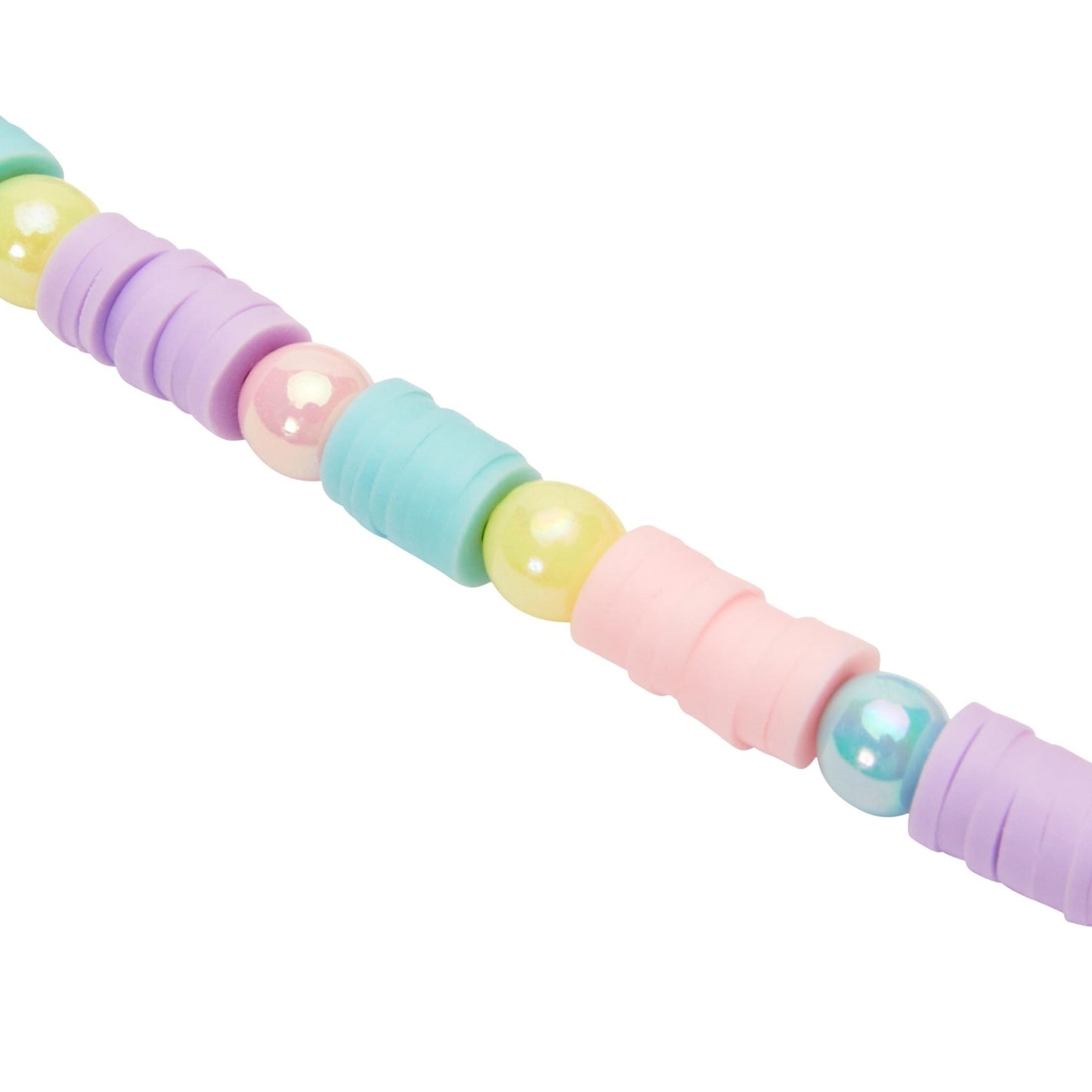 Crystals by HCA Bracelet - Flat and Round Beads - Happy Kids - Rainbow