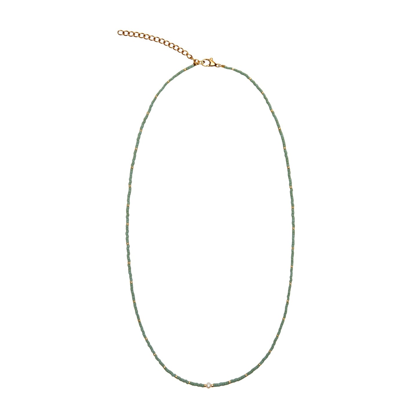 Crystals by HCA-Necklace-Little Treasure-Mint