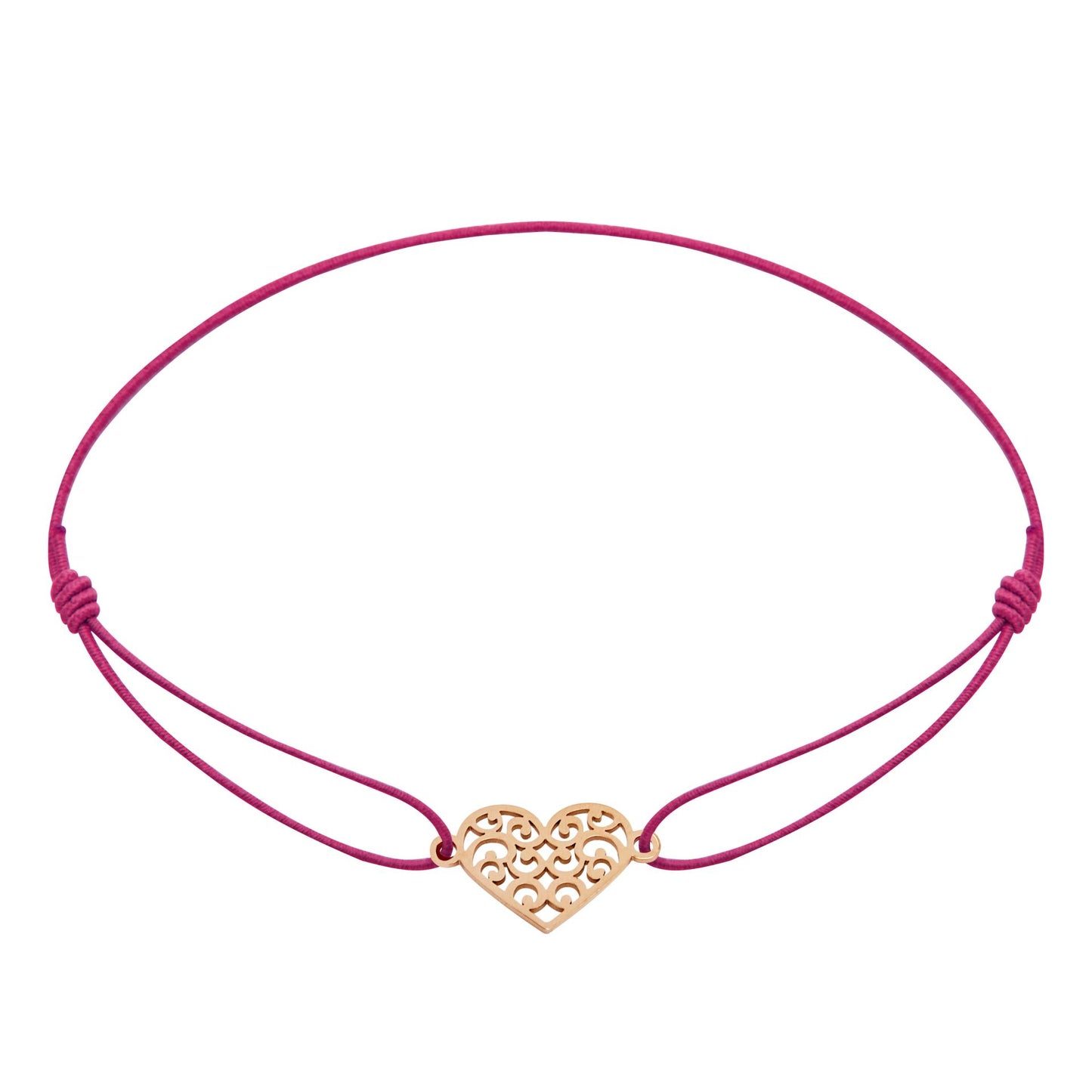 Crystals by HCA-Bracelet-Little Stars-Rose Gold-Heart