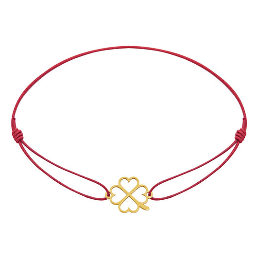 Crystals by HCA Bracelet Little Stars Gold Plated Cloverleaf
