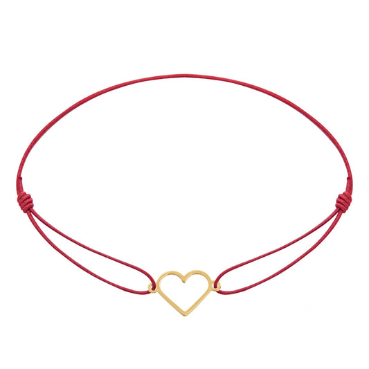 Crystals by HCA-Bracelet-Little Stars-Gold Plated-Heart