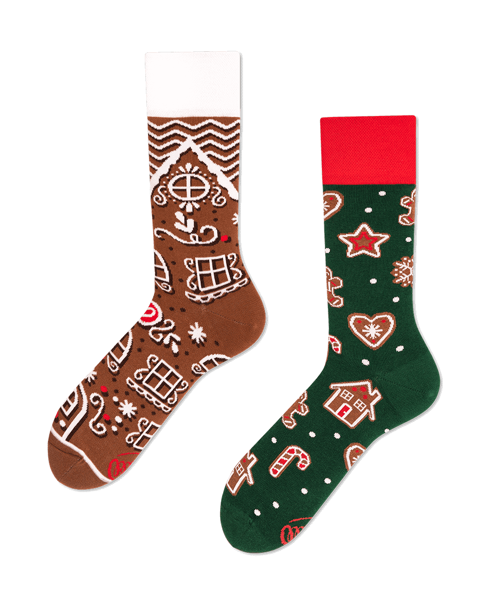 Many Mornings - Socks - Ginger bread man - 43-46