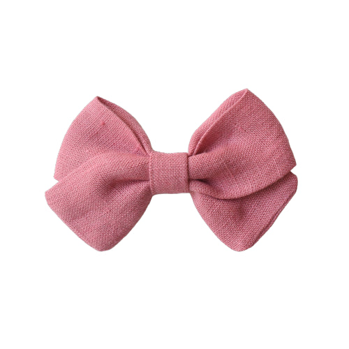 Medium Indian pink bow HANDMADE