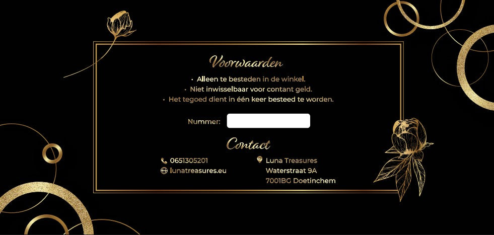 Luna Treasures Gift Voucher - 20 Euro