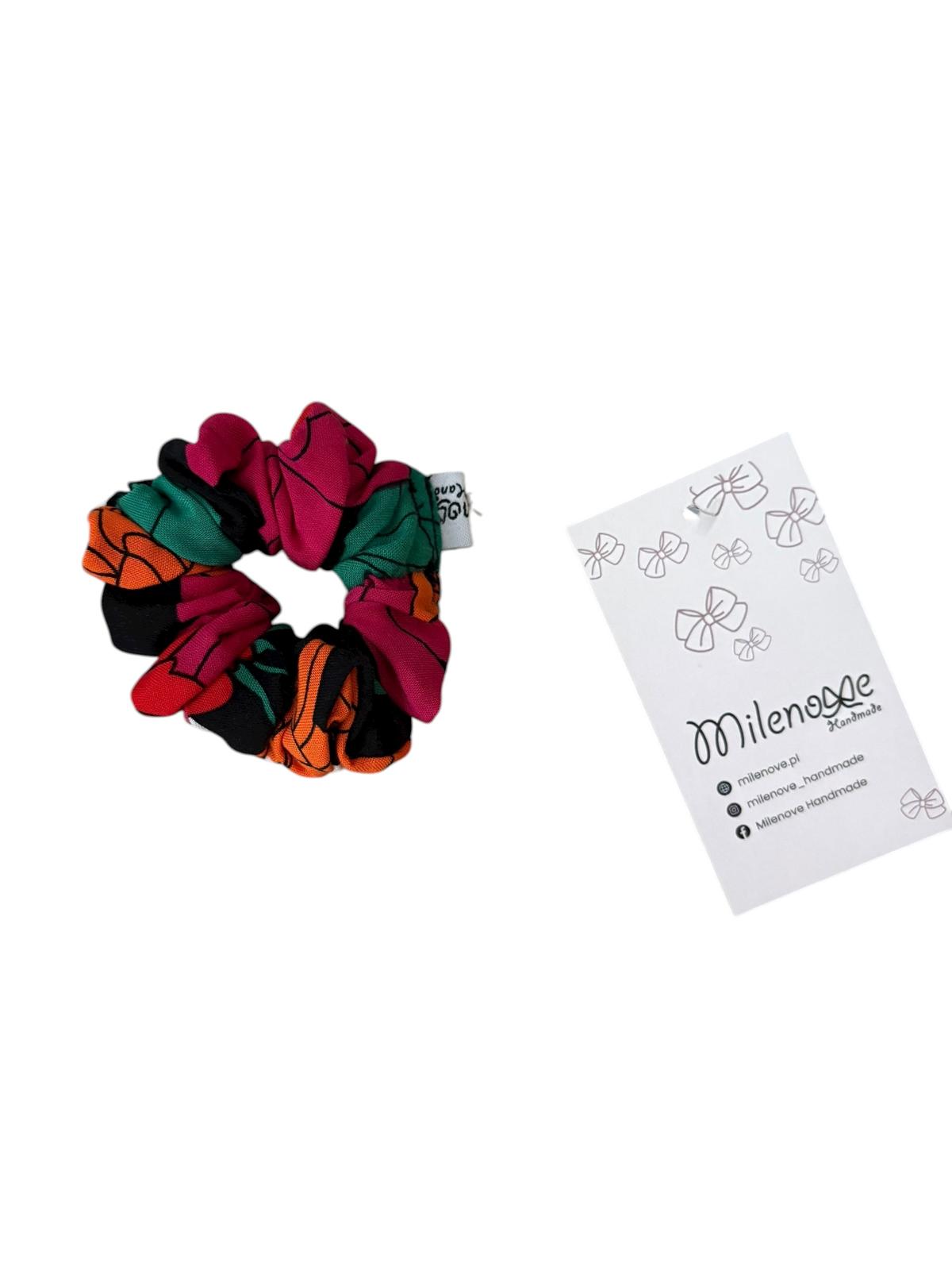 Scrunchie tie multicolor HANDMADE