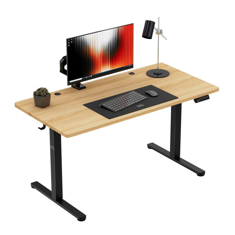 Mark Adler Desk Leader 7.3-140x70 cm - Electrically adjustable - Black/wood