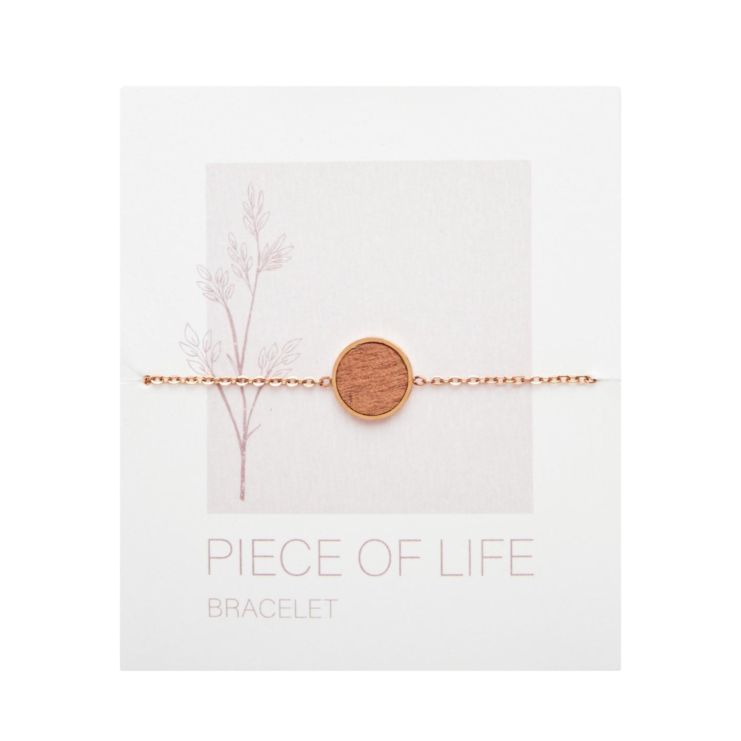 Crystals by HCA Bracelet Piece of Life Rose Gold Circle