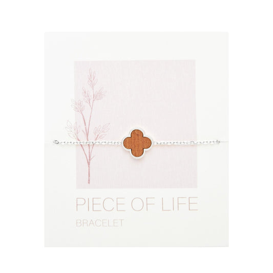 Bransoletka Crystals by HCA – Piece of Life – Stal nierdzewna – Koniczynka
