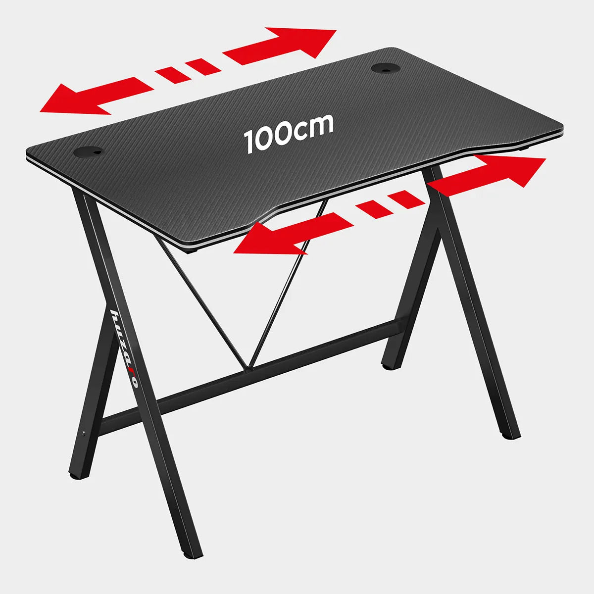 Huzaro Hero 1.4 Gaming Desk 100x50 cm Black
