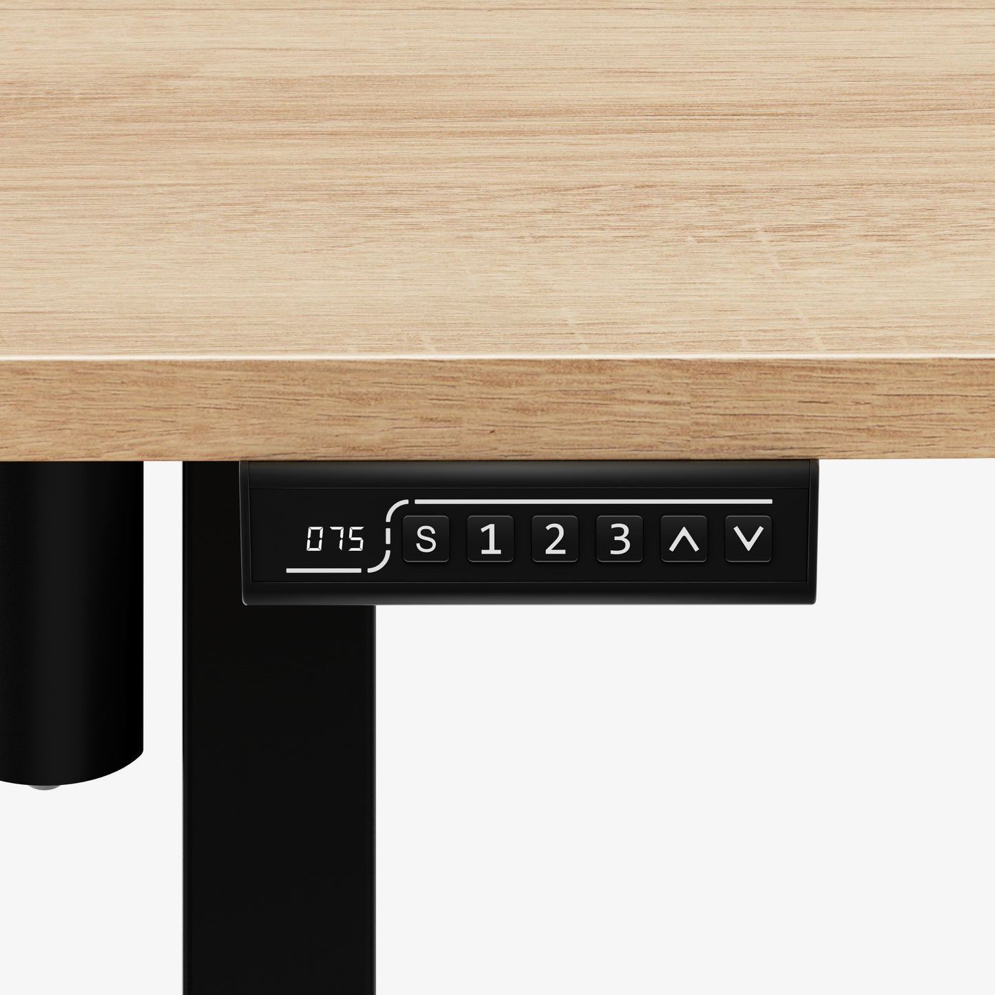 Mark Adler Desk Leader 7.3-140x70 cm - Electrically adjustable - Black/wood