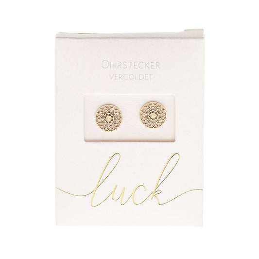 Crystals by HCA Classic Earrings Gold Plated Heart