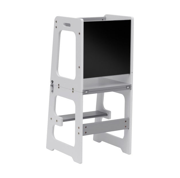 Tulano Mooby 35 Kitchen Helper Stepper dla dzieci 3 w 1 do 60 kg, biały/szary
