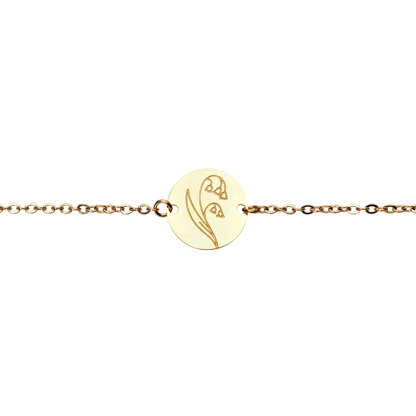 Crystals by HCA Bracelet - Your flower - Lily of the valley - May