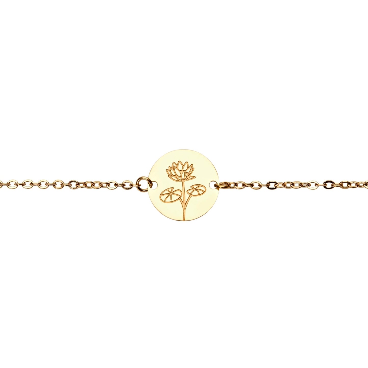 Crystals by HCA-Bracelet-Your flower-Waterlily-July