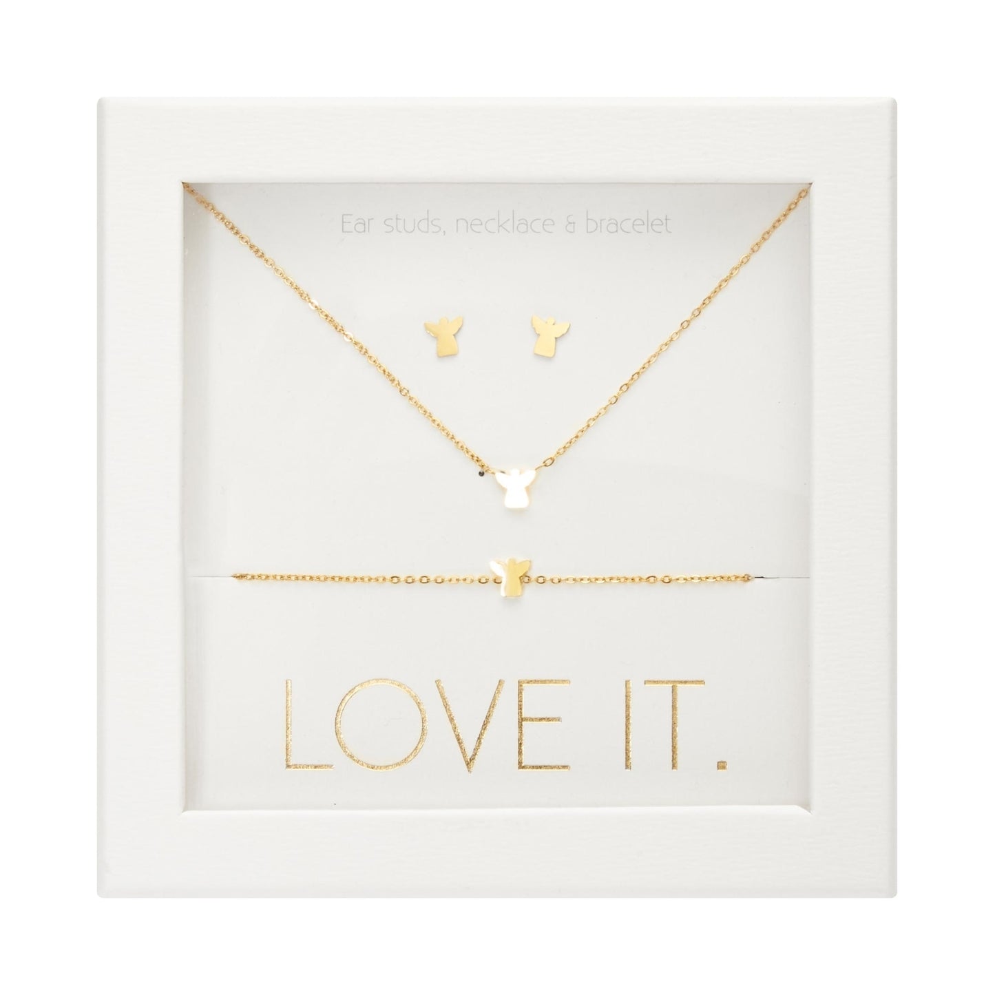 Crystals by HCA Gift Set - Love it. - Gold-plated - Angel