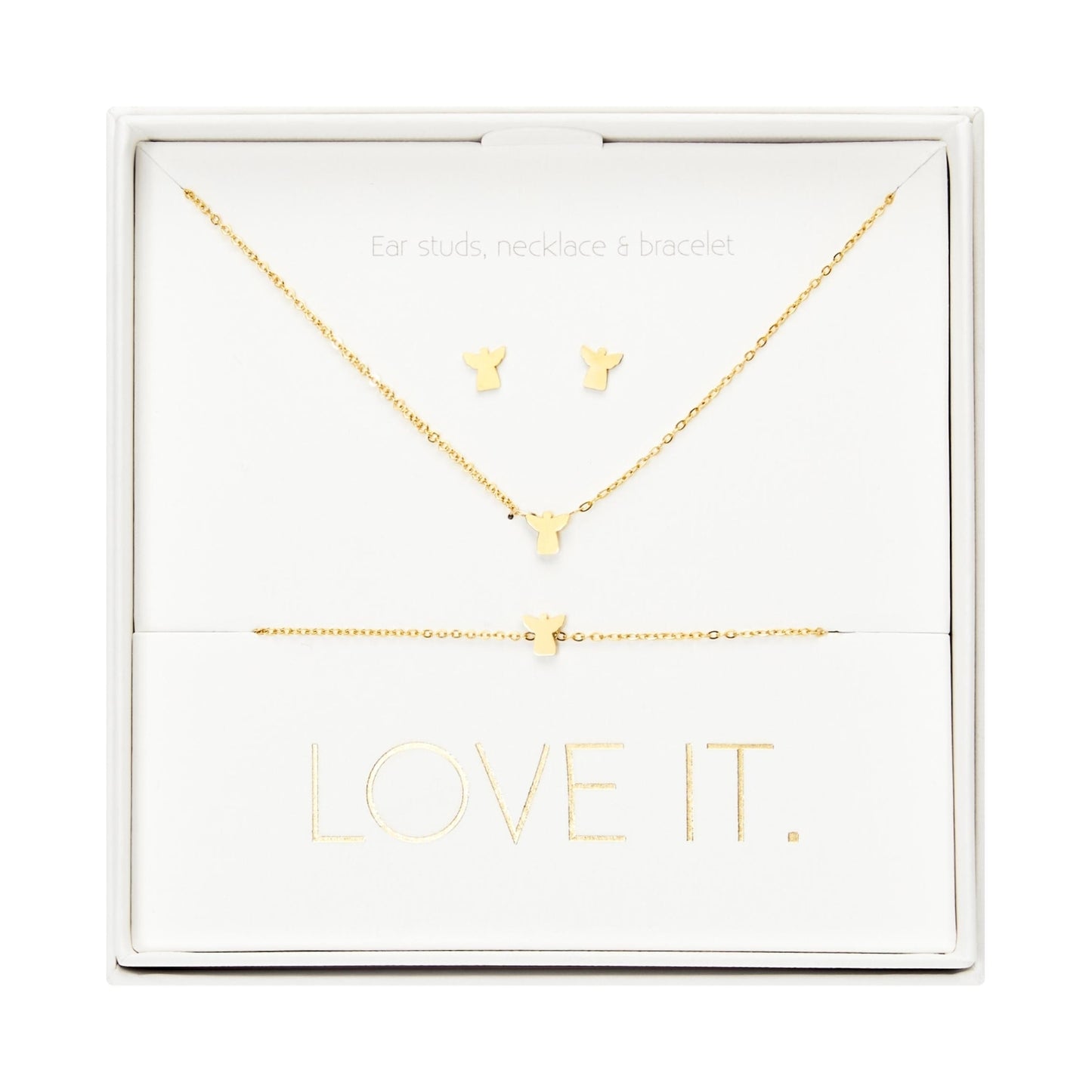 Crystals by HCA Gift Set - Love it. - Gold-plated - Angel