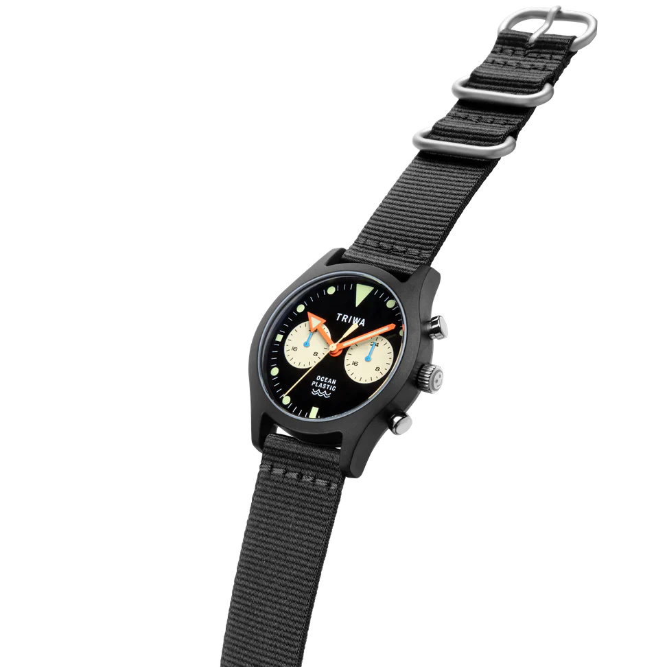 Triwa-Ocean Timer Czarny 