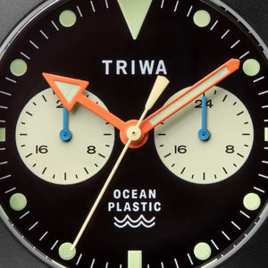 Triwa-Ocean Timer Czarny 