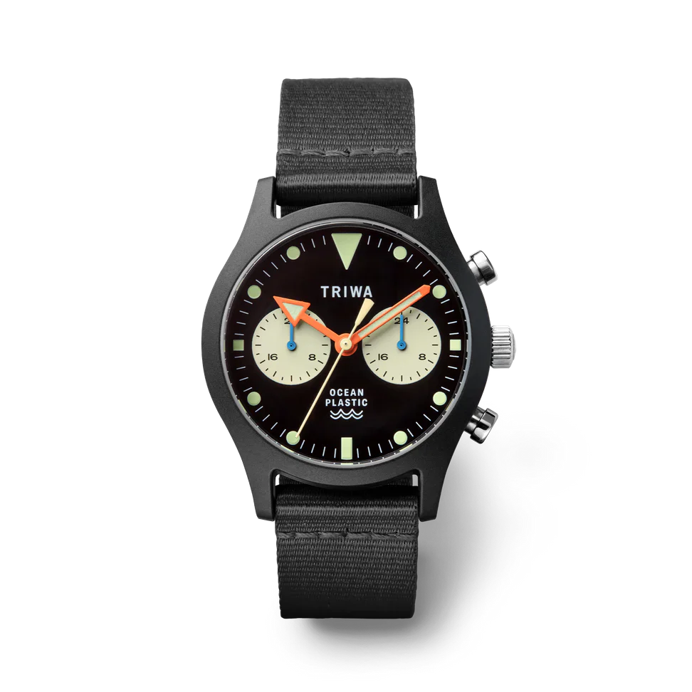 Triwa-Ocean Timer Czarny 