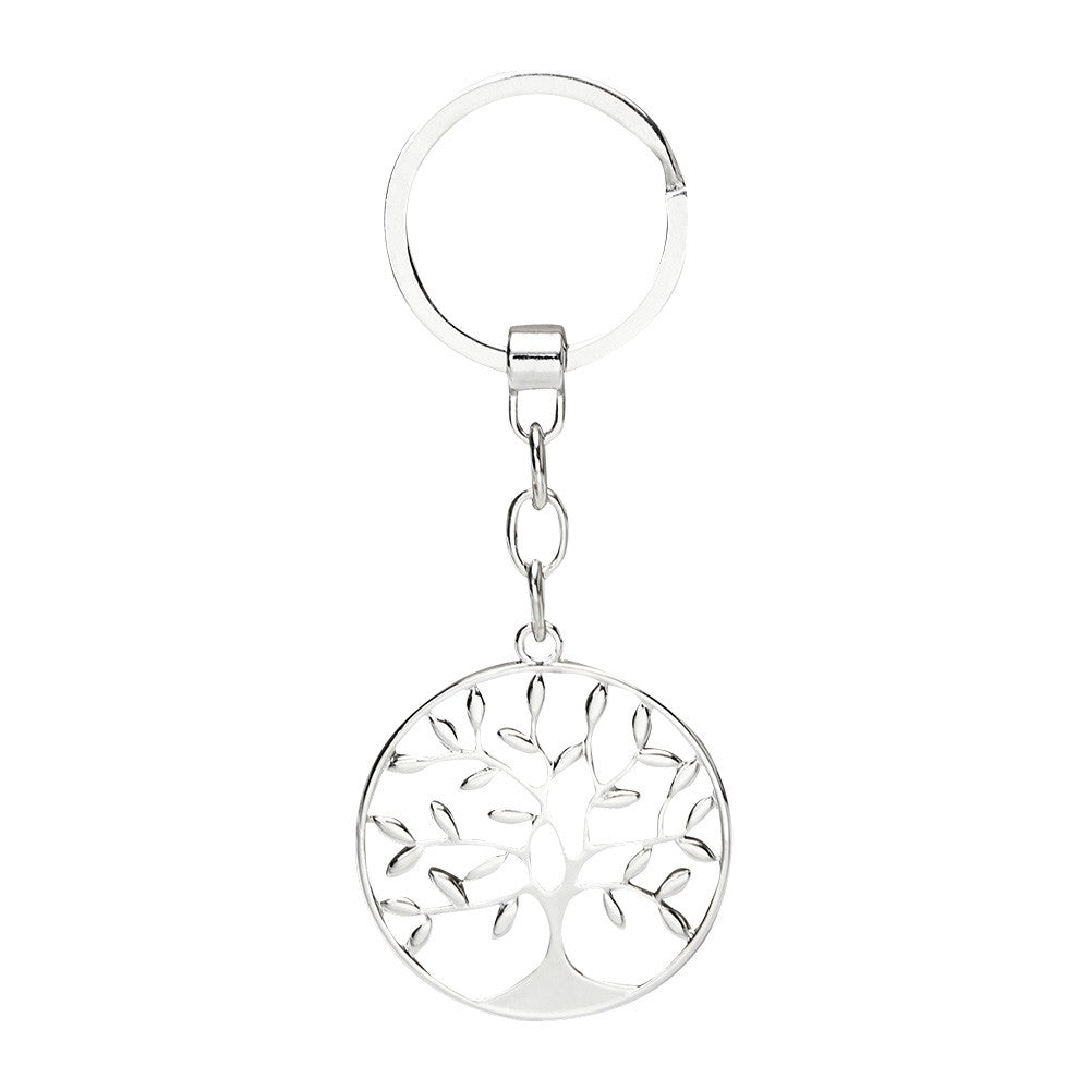 Crystals by HCA Keyring with Tree of Life Symbol