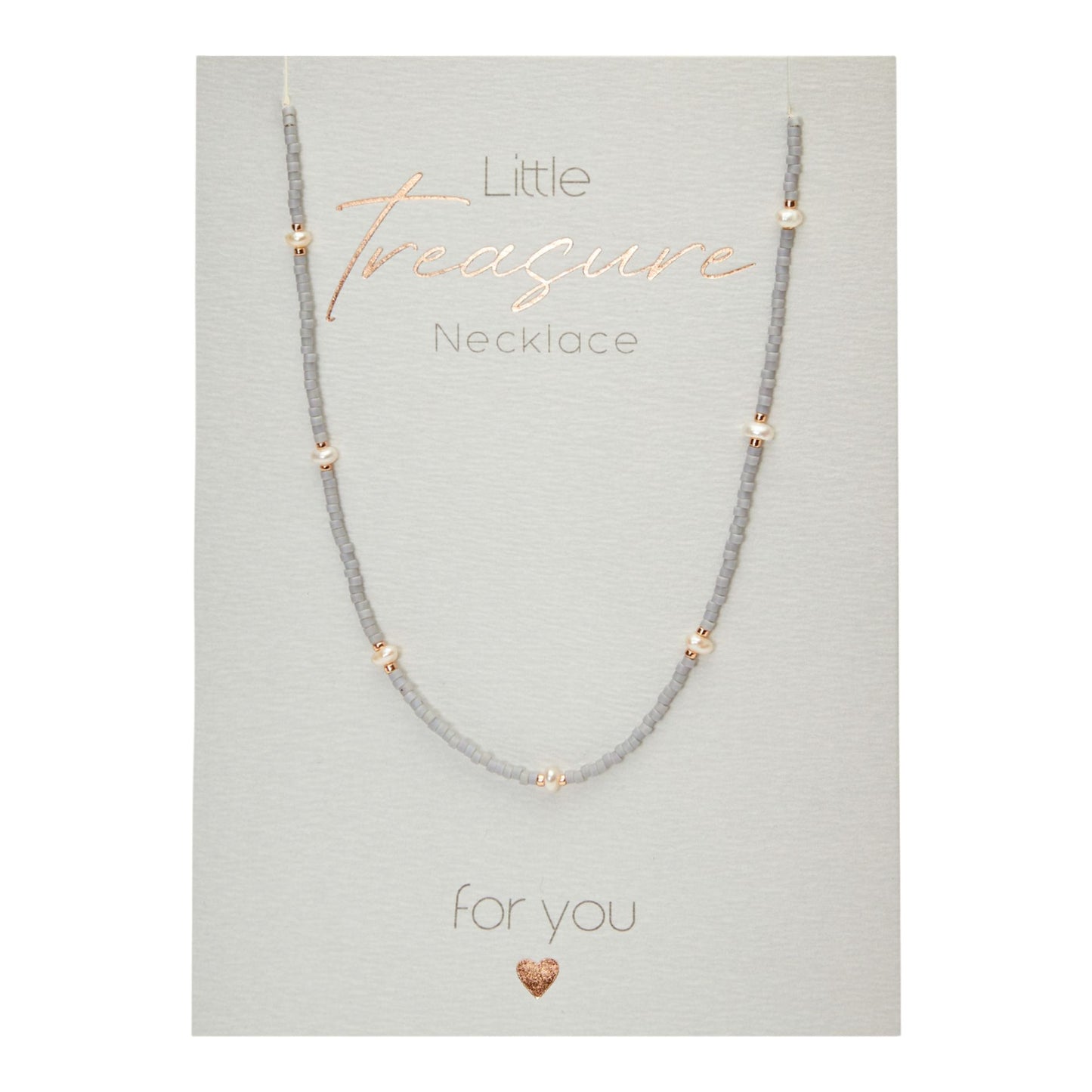 Naszyjnik Crystals by HCA Little Treasure Grey