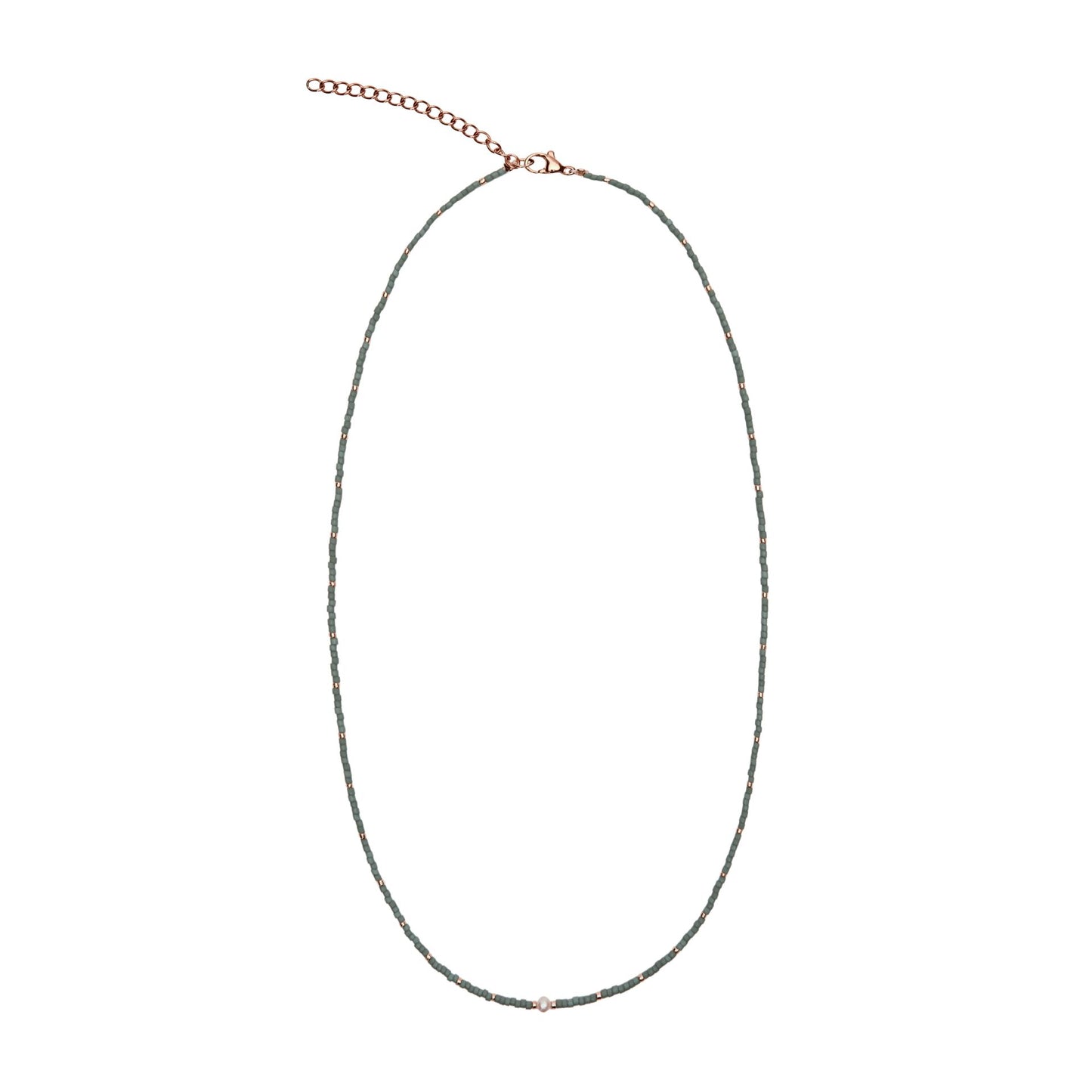 Crystals by HCA-Necklace-Little Treasure-Petrol