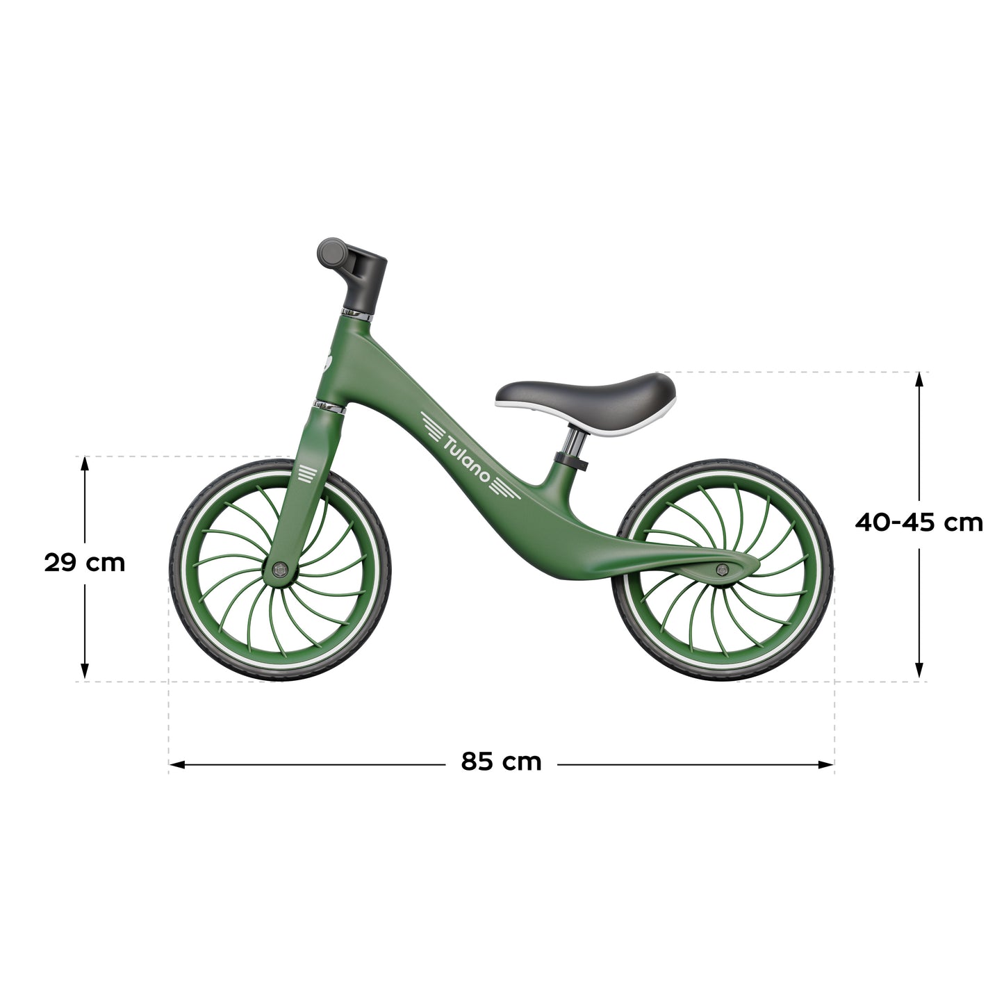 Tulano - balance bike - Route - Green