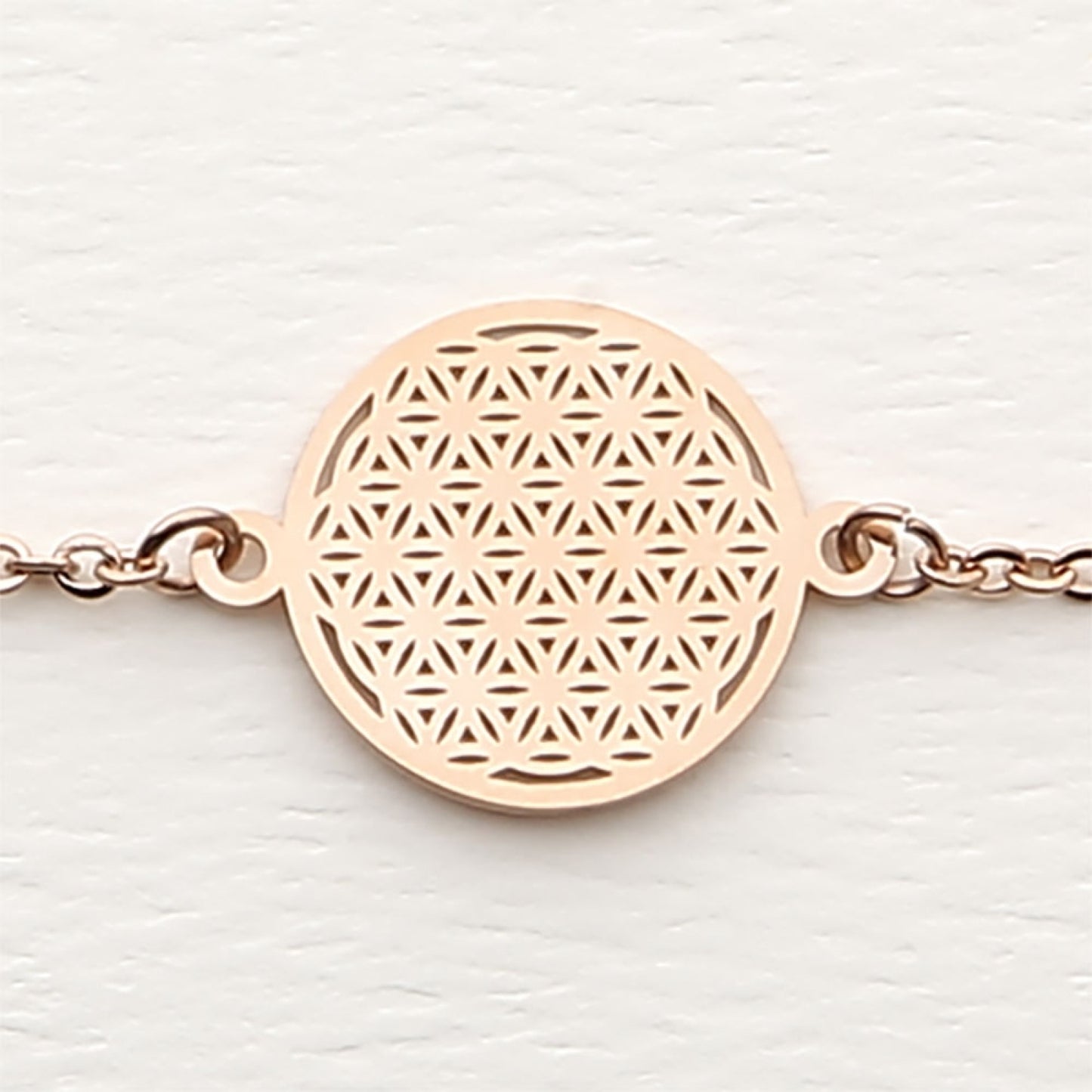 Crystals by HCA Classic Necklace Gold-Plated Flower of Life
