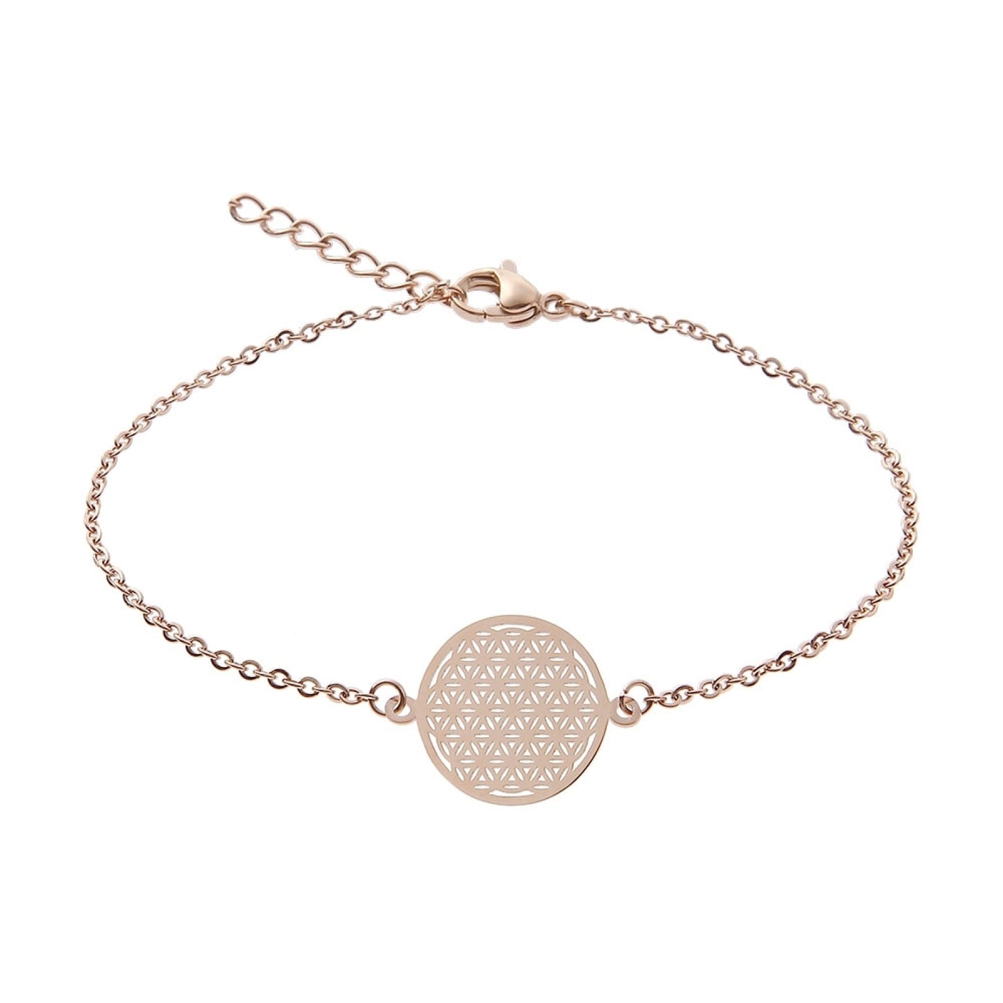 Crystals by HCA Classic Necklace Gold-Plated Flower of Life