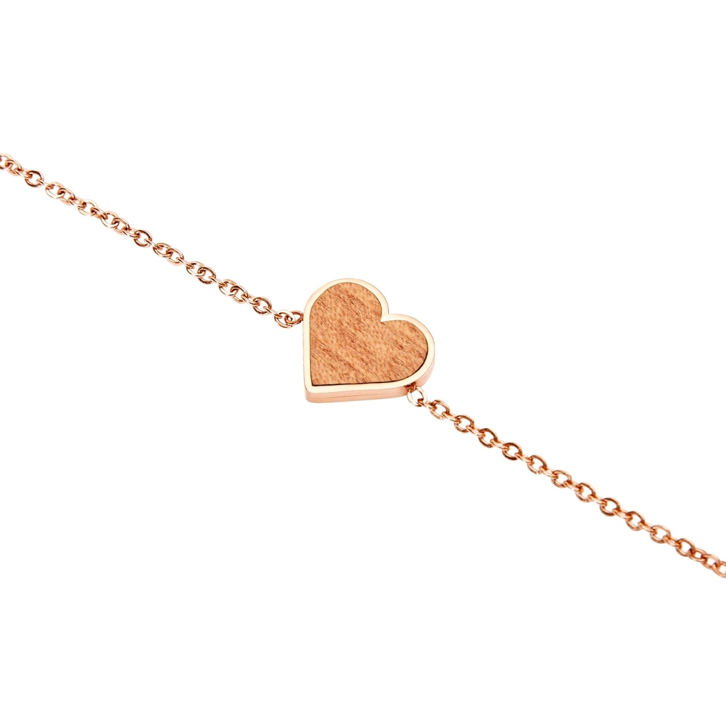 Crystals by HCA-Bracelet-Piece of Life-Rose Gold-Heart