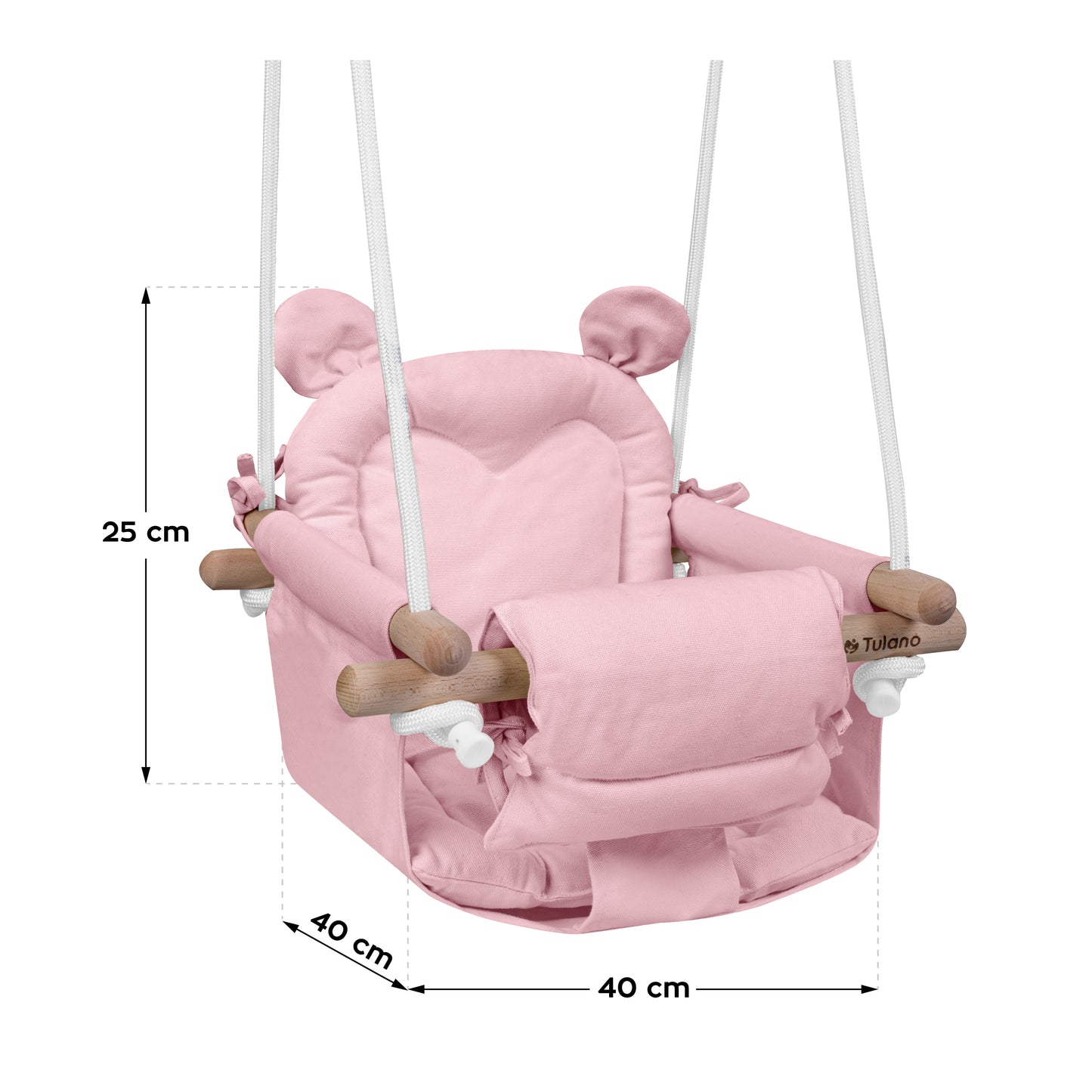 Tulano - baby swing - rocking chair - Hop 30 - pink