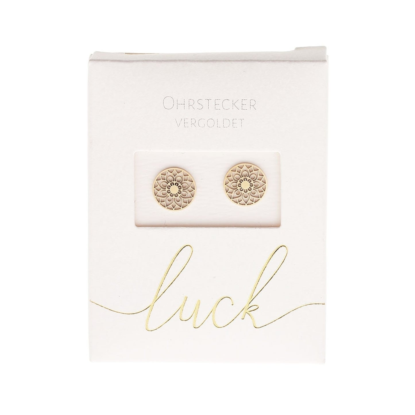 Crystals by HCA-Classic-Earrings-Gilded-Mandala of Luck