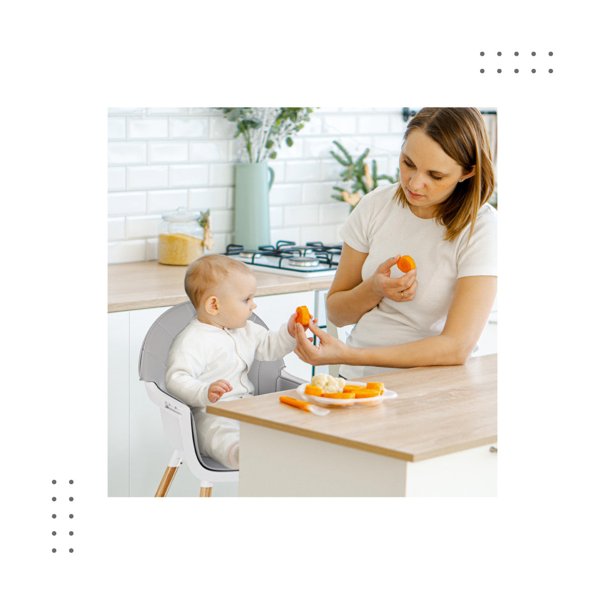 Tulano - Morsel - high chair - gray