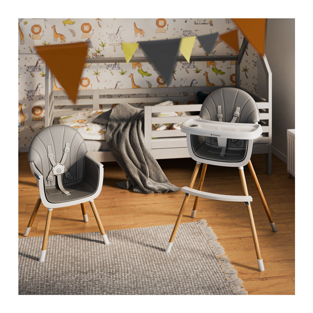 Tulano - Morsel - high chair - gray