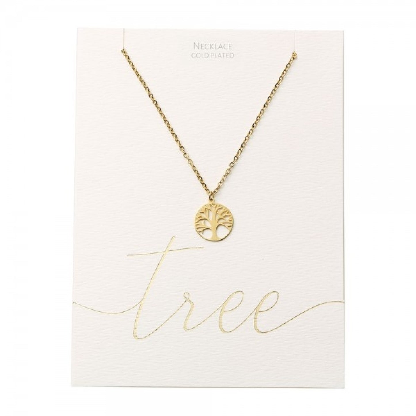 Crystals by HCA Classic Necklace Gold-Plated Tree of Life